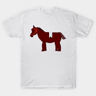 Interpretation of a Minifig Horse T-Shirt